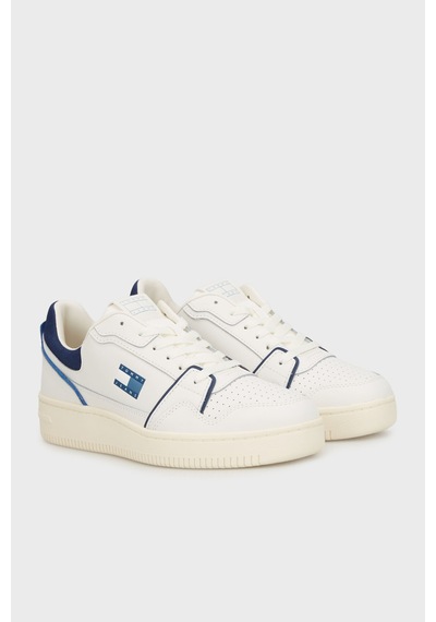 Tommy Hilfiger Tommy Jeans Erkek Ayakkabı Em0em01610 Dw4 Beyaz-lacivert Beyaz-lacivert