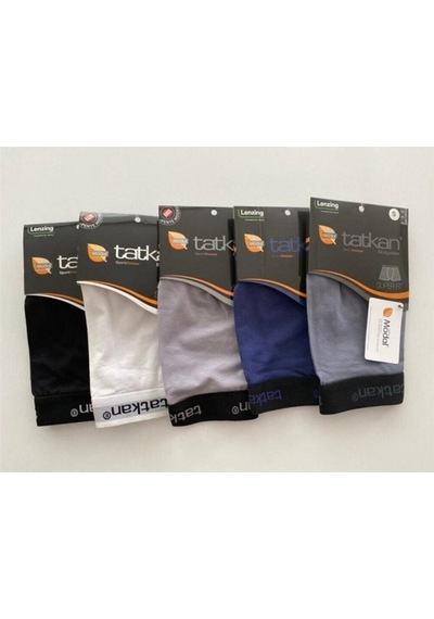 Erkek 5'Li Modal Penye Likralı Esnek Spor Kesim Slim Fit Boxer 001