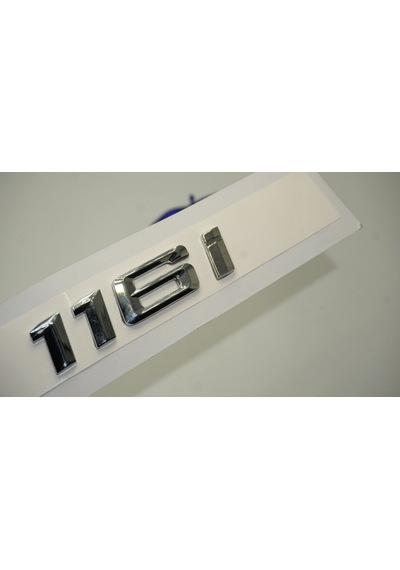Dk Tuning Bmw 116i Bagaj Krom Metal Yazı Logo Arma