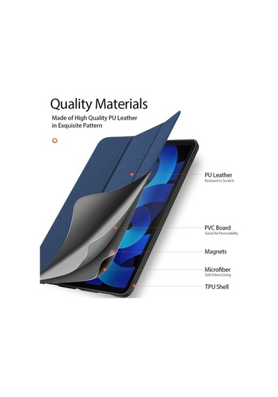 Duxweel Apple Uyumlu iPad Air 5.Nesil 4. Nesil 10.9 " Standlı Lüx Kılıf (344266879)