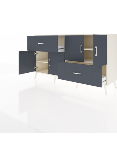 Hyperion Konsol 3 Raflı 2 Çekmeceli 4 Kapaklı 176x44x99 Aytaşı-an Aytaşı-antrasit Hyperion Konsol 3 Raflı 2 Çekmeceli 4 Kapaklı 176x44x99 Aytaşı-an Aytaşı-antrasit