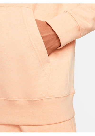 Nike Sportswear Hoodie Fleece Şardonlu Kapüşonlu Sweatshirt Somon