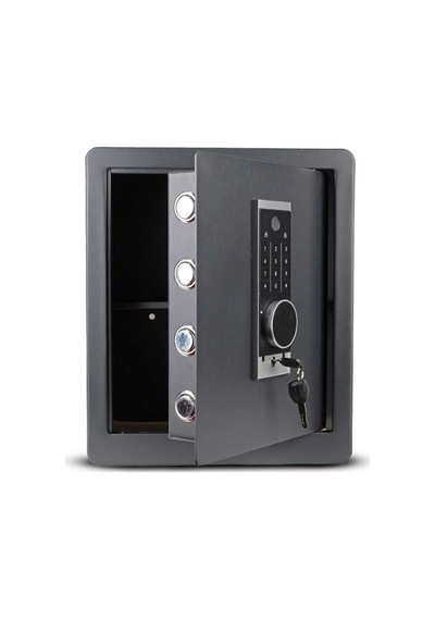 Hegı Elektronik Şifreli Çelik Para Kasası 45x38x32 Cm-26872