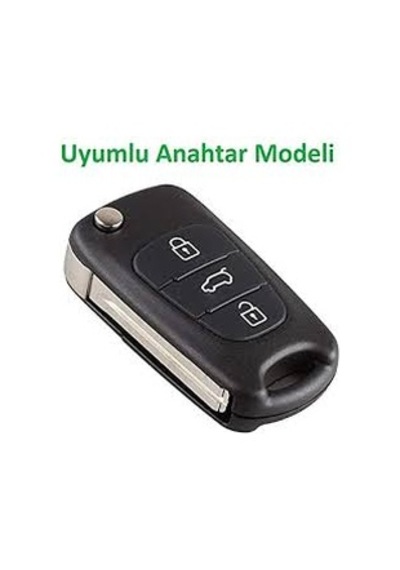 Hyundai Accent Era İ20 İ30 Elantra Uyumlu Silikon Anahtar Koruma Kılıfı Siyah