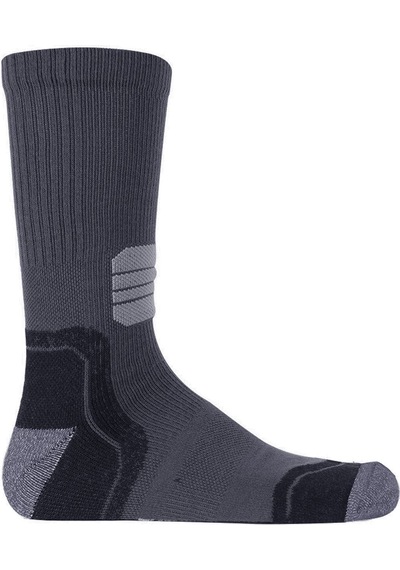 Thermoform Running Çorap Unisex 3'lü Paket Antrasit Renkli