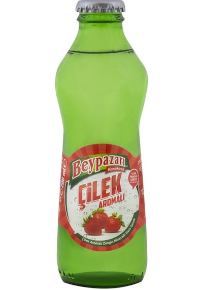 Beypazarı Çilek Aromalı Maden Suyu 200 Ml X 24 Adet