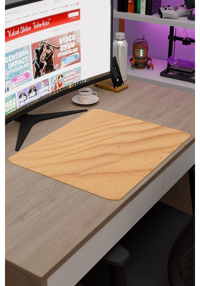 Kum Kaymaz Dikişli Kauçuk Oyuncu Mousepad V5 - 48x40 Xl Gaming Mouse Pad Fare Altlığı