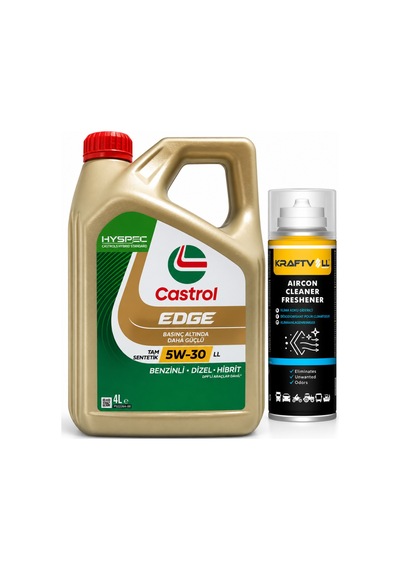 Castrol Edge 5W-30 Motor Yağı 4 L + Klima Bombası 200 ML