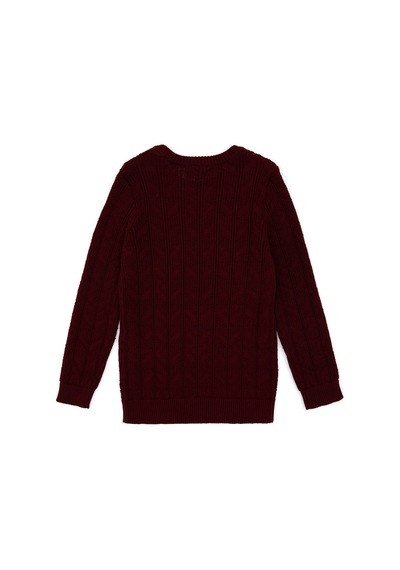 U.s. Polo Assn. Erkek Çocuk Bordo Kazak /triko 50315638-vr014 Bordo