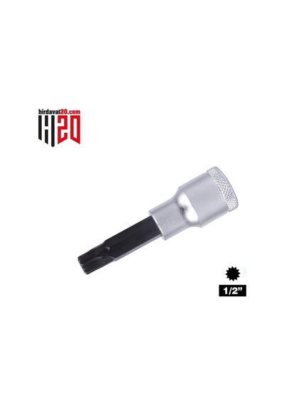 İzeltaş 1/2"oniki K.lok.bits Uç Yivli(m6l=80mm)orta 1114064106
