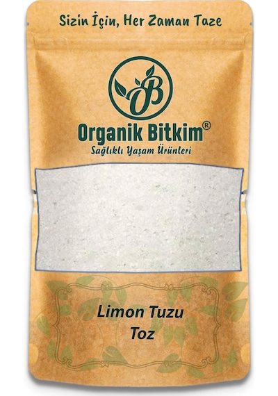 Organik Bitkim Toz Limon Tuzu 2 KG
