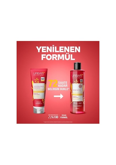 Urban Şampuan 350ml. Twisted Curls Hibiscus Ş Tüm Saç Tipleri