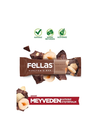 Kakaolu Kuruyemiş Bar (30 g) x 12 Adet