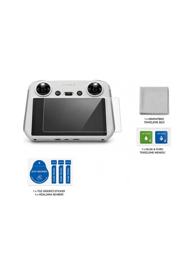 Djı Rc/djı Rc 2 İle Uyumlu Nano Ekran Koruyucu, Hd Şeffaf, Parmak İzi Önleyici, Çizilme Darbe Korumalı, Hassas Dokunmatik, Kolay Uygulama Ekran Koruma Camı Dron Aksesuar Reci