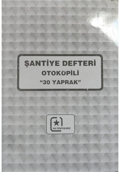 Altınyıldız Şantiye Defteri Aylık Otokopili 3. Nüsna