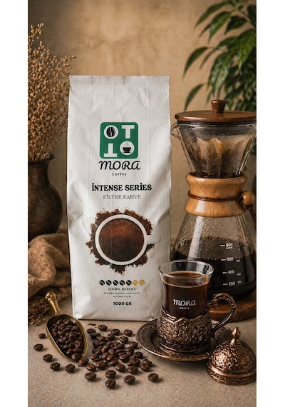 Ottomora İntense Series Filtre Kahve 1000 Gr 1 Kg - Taze Öğütülmüş Filtre Kağıdı