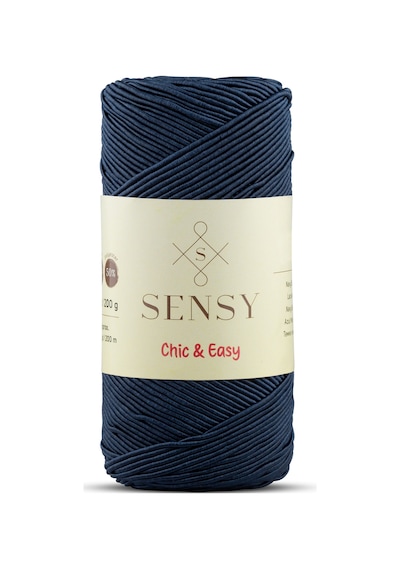 Sensy Premium Chic&easy 200 Gr Mumlu İp Supra İpi Runner İpi Supla İpi Çanta İpi Pase İp Lacivert