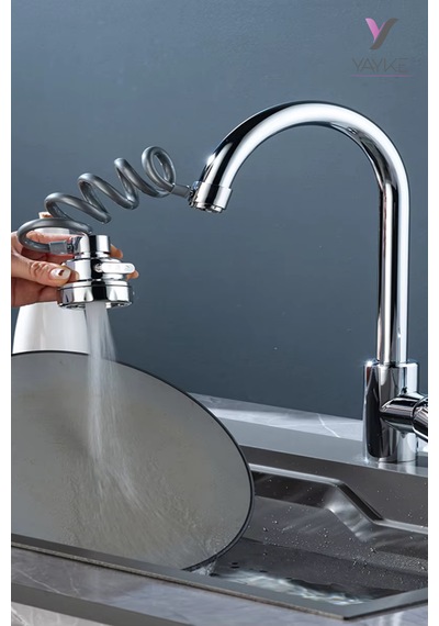 Yeni Lavabo Musluğu 360 Derece Dönme Filtresi Uzatma