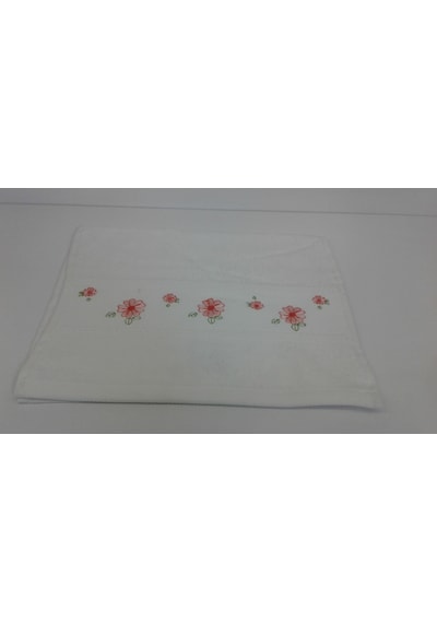 Soley Gardenya Nakışlı Mutfak Havlusu 6 Lı Pembe