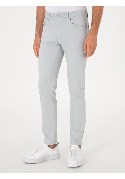 Cacharel Buz Mavisi Slim Fit Pamuk Karışımlı Jean Pantolon Mavi