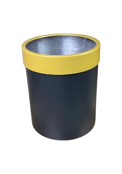 Cihan Çiçekçilik Gold Kemerli 30x25 Siyah Saksı Çok Renkli