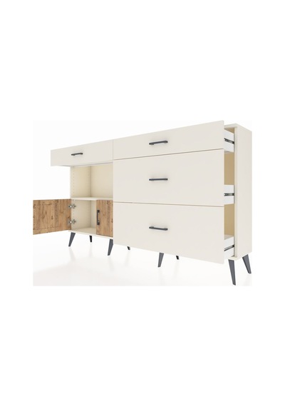 Arges Konsol Tek Raflı 4 Çekmeceli 2 Kapaklı 176x30x99 Aytaşı-çam Aytaşı-çam/aytaşı Arges Konsol Tek Raflı 4 Çekmeceli 2 Kapaklı 176x30x99 Aytaşı-çam Aytaşı-çam/aytaşı