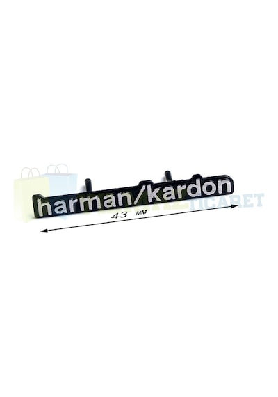 Harman Kardon Hoparlör Logo Amblem Tırnaklı Metal 2 Adet Yüksek Kalite