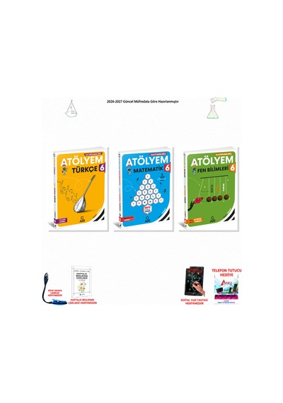 Arı 6. Sınıf Tüm Dersler Atölyem T-m-f 3 Kitap Seti