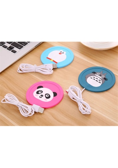Usb Silikon Bardak Altı Isıtıcı Renkli