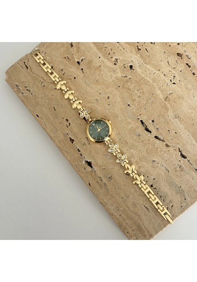 Valor Gold Yeşil Saat