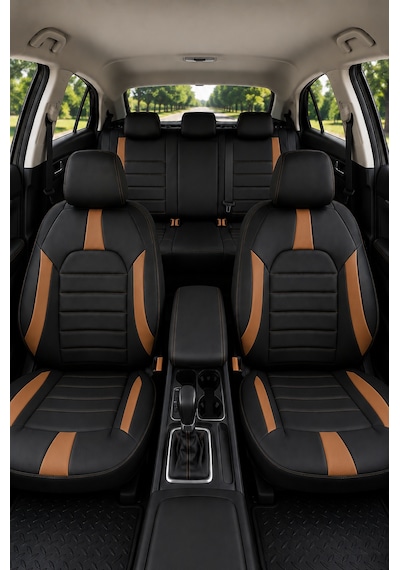 Toyota Auris 2006-2012 Uyumlu Premium Full Deri Oto Koltuk Kılıfı Airbag Uyumlu, Ortopedik, 4 Mevsim 82111332