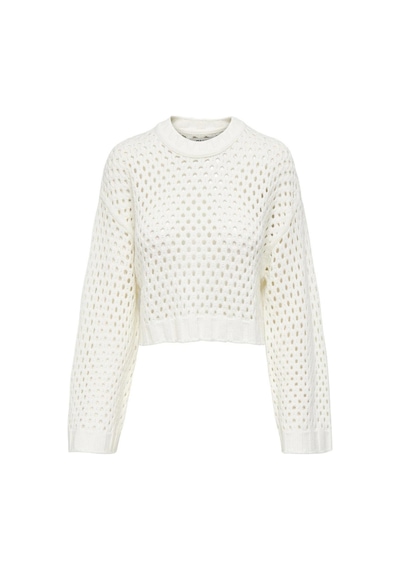 Only Onlsmılla Short Pullover L/s Knt Noos Bej Bej