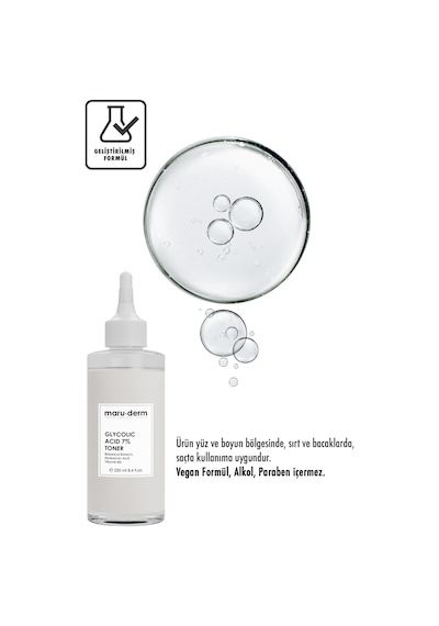 Maruderm Glikolik Asit %7 Aydınlatıcı & Leke Karşıtı Tonik 250 ML