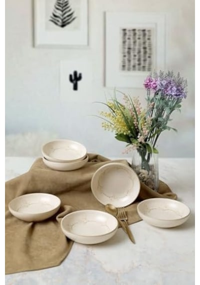 Taupe Bloom Halka Çerezlik/sosluk 13 Cm 6 Adet 22528 Açık