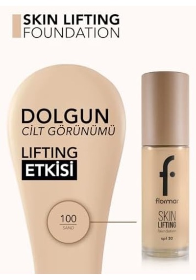 Spf30 Sıkılaştırıcı Fondöten Nötr Alt Ton - Skin Lifting Fdt. - 100 Sand - 8682536059718