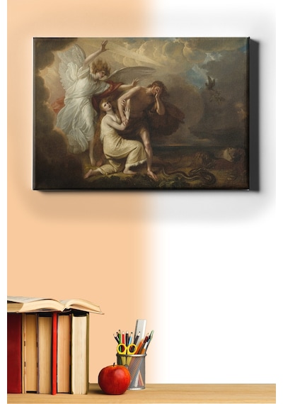 Webstyle Sayılarla Boyama Seti Kasnaklı Adem Ve Havva 40 X 50 Cm