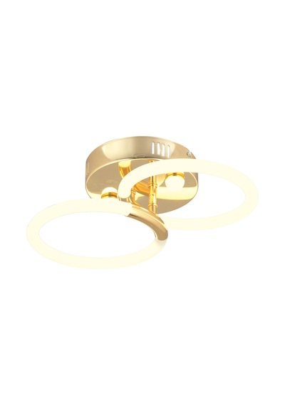 Honos 2'Li Gold 32 Watt Ledli Modern Koridor, Yatak Odası Salon Plafonyer Led Avize