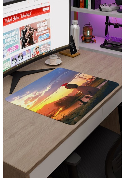 Kiki's Delivery Service Anime V3 - 48x40 Xl Gaming Kauçuk Kaymaz Taban Mouse Pad Fare Altlığı