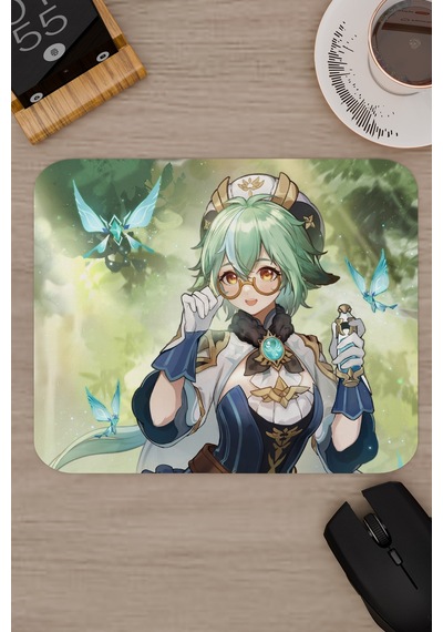 Sucrose Genshin Impact Anime Oyuncu V3 - 22x18 Gaming Mouse Pad Fare Altlığı