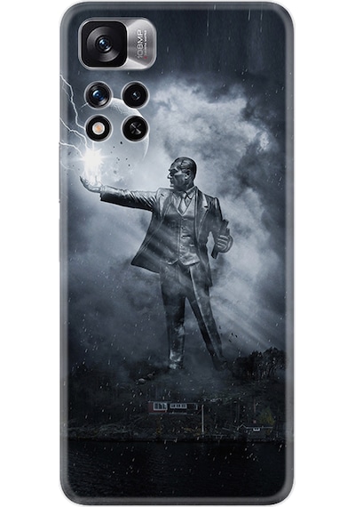 Xiaomi Redmi Note 11 Pro Kılıf Silikon Desen Özel Seri Atatürk 6 1796