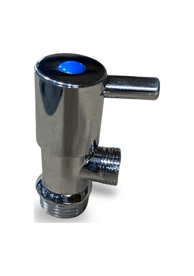 Pirinç Taharet Ara Musluk 1/2'' X 3/8'' Krom Kaplama Çubuk Kollu Diğer