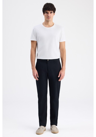 D's Damat Ds Damat Comfort Fit Siyah Gabardin Chino Pantolon 6hcc3ı303778m 001