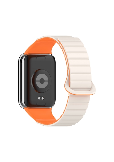 Xiaomi Mi Band 8 Pro Silikon Kordon Mkst Krd-105 Strap Kayış-starlight-turuncu