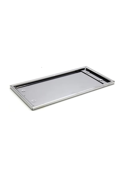 Paslanmaz Krom Metal Plakalık 31Cm X 15.5Cm 2 Adet 357560974