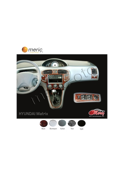 Meriç® Hyundai Matrix Ön Torpido Kaplama 13 Parça 2006-2012 (530156511)
