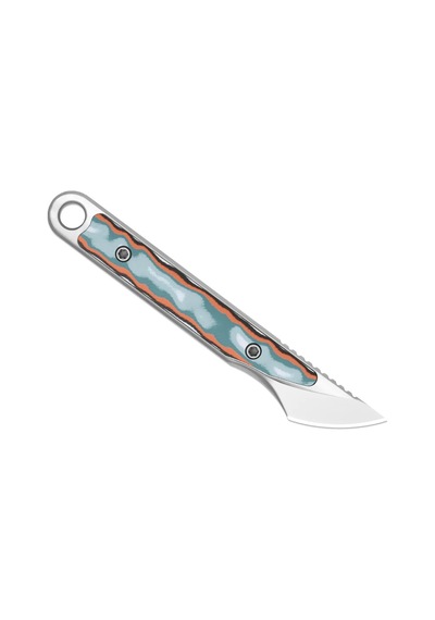 Kizer Cannoli Kizer Fixed Blade Vortex Pattern Micarta Aus-10 Kizerv 1089a1 Kamp Bıçağı Kum