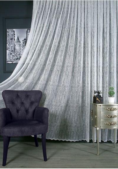 Evdepo Home Kullanıma Hazır Tül Perde (547302008)