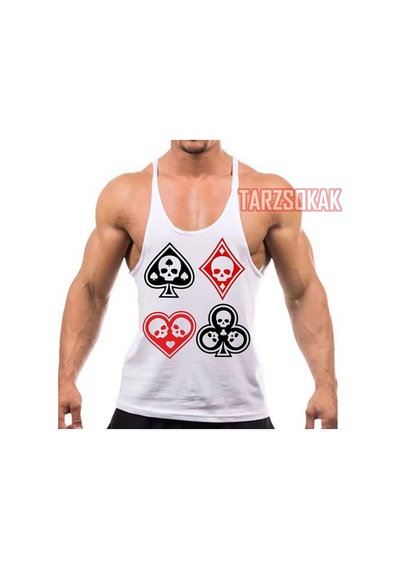 Tarzsokak Gym Tank Top Fitness Sporcu Atleti Gym32 Beyaz