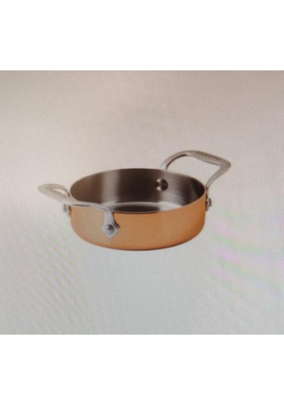 Paderno Mini Bakır Tava 12 Cm 3 Cm Bakır
