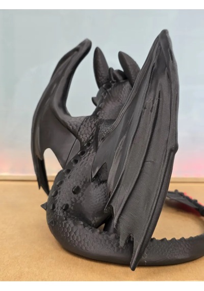 Toothless Figür 20cm-3d Baskı-kolleksiyonluk Biblo